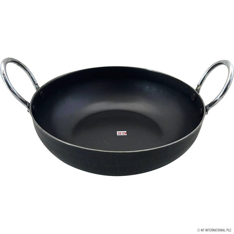 Flat Bottom Iron Kadahi 20cm / 22cm / 28cm