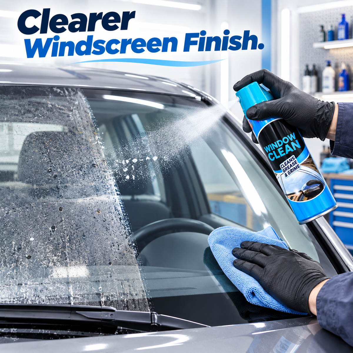 Window & Glass Cleaner Spray – 1 x 440ml