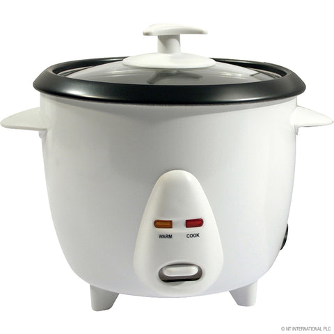 0.8L 350W Rice Cooker White Compact Cooker for Perfect Rice