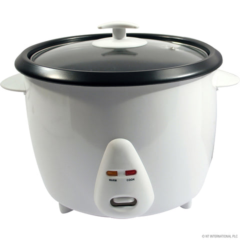 1.8L 700W Rice Cooker White Compact Cooker for Perfect Rice
