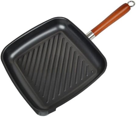 26cm Non Stick Grill Pan with Rosewood Handle