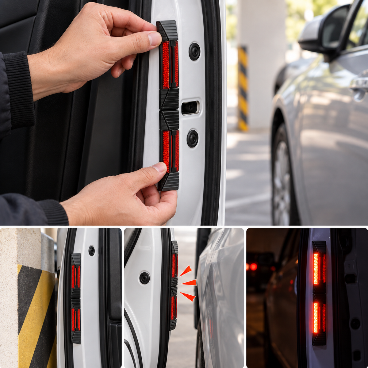 Reflective Door Guards – Car Door Edge Protectors
