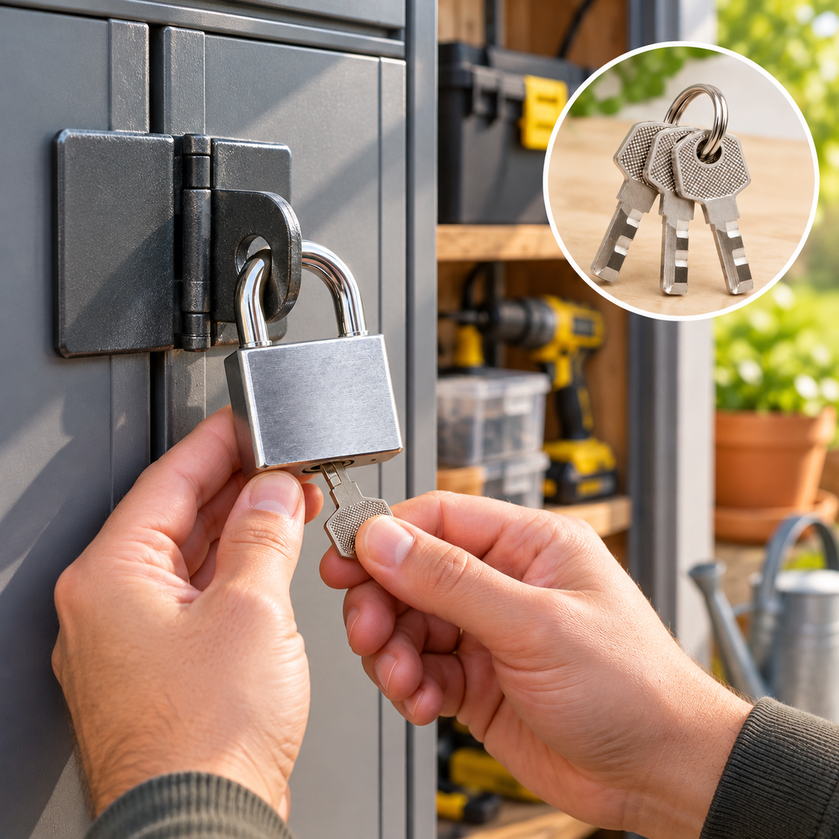30mm Keyed Padlock with 3 Keys