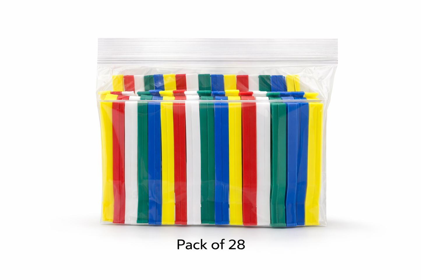 24 and 28 Strong Plastic Clothes Pegs with Rust-Free Spring – Mixed Colours, Outdoor Washing Line Pegs