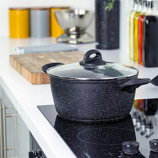 20cm Aluminium Casserole Saucepot with Induction Base