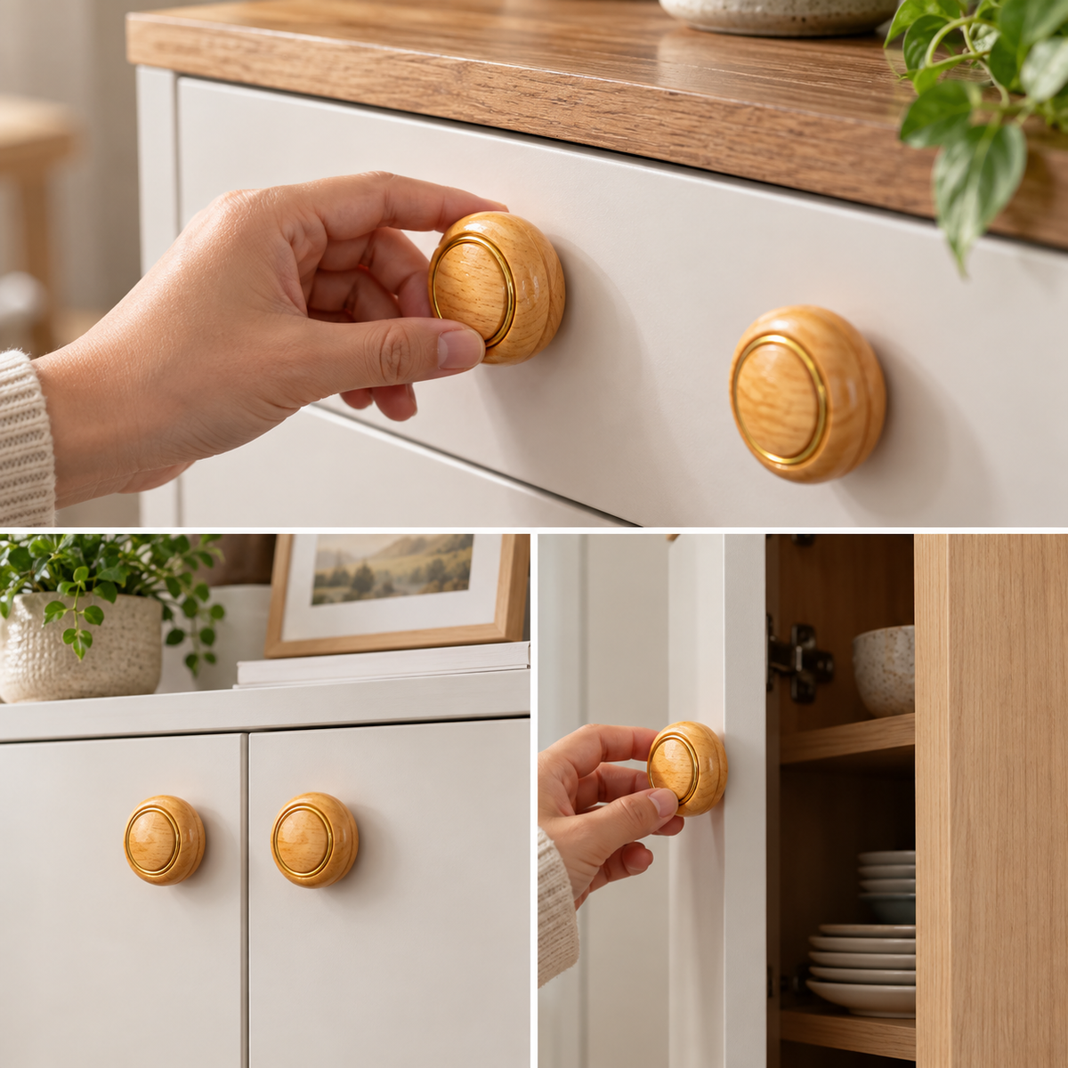 4-Piece Cabinet Knob Set