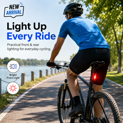 Bicycle Front & Rear Light Set
