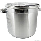 22cm Stockpot with Glass Lid and Induction Base