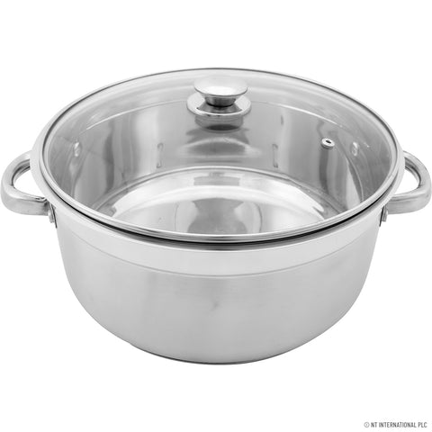 Professional Casserole Induction 28cm / 30cm Glass Lid