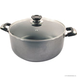 Non Stick Casserole Saucepan with Glass Lid 30cm