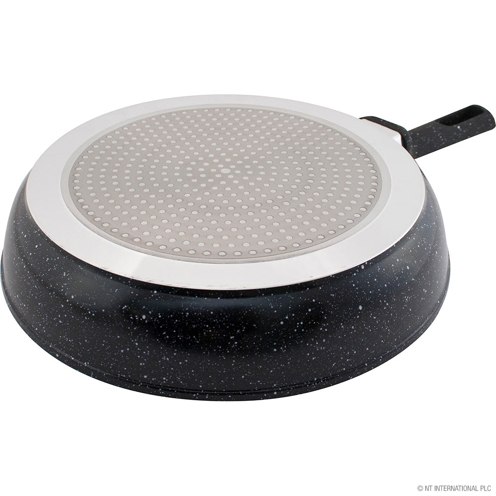 20cm Forged Fry Pan Black with Induction Bottom
