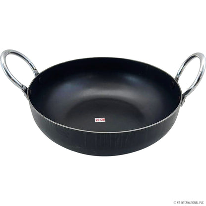 Flat Bottom Iron Kadahi 20cm / 22cm / 28cm