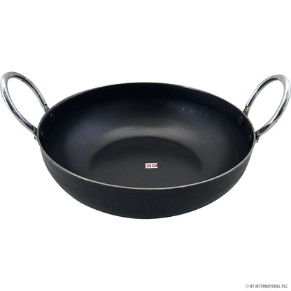 Flat Bottom Iron Kadahi 20cm / 22cm / 28cm