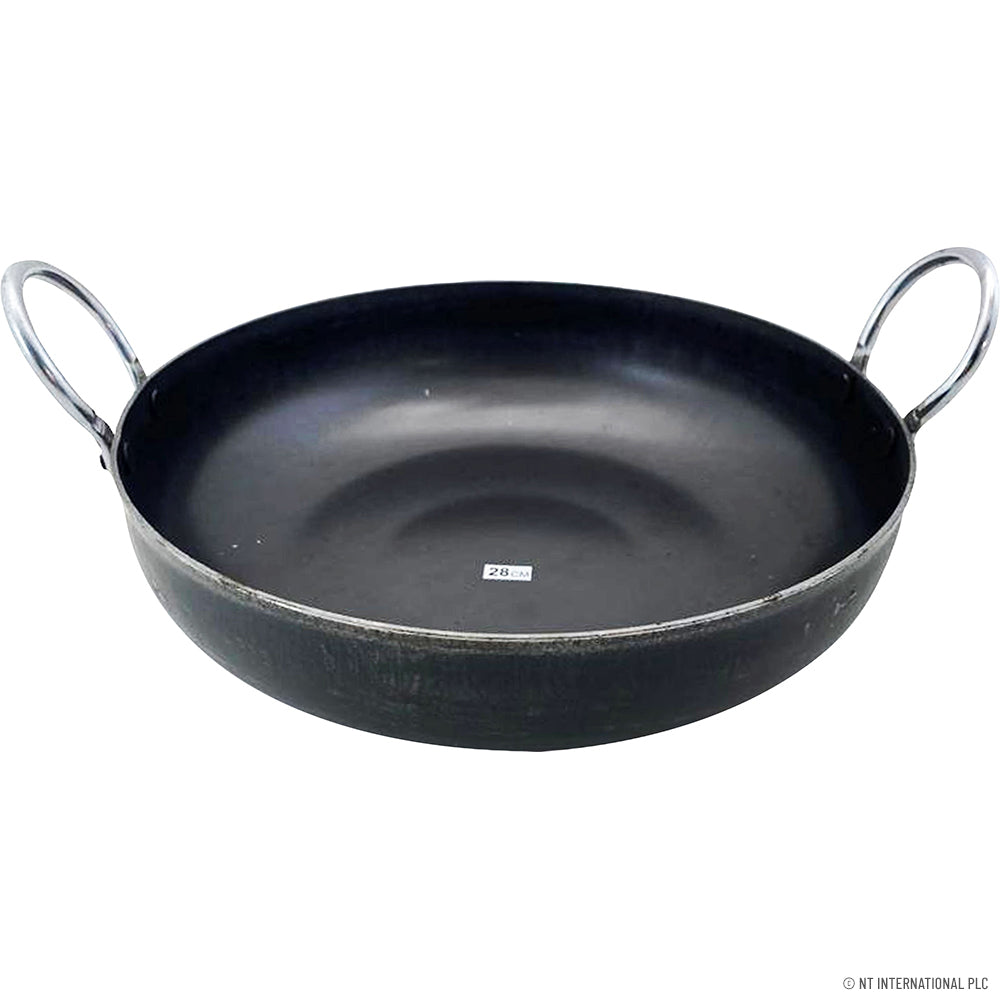Flat Bottom Iron Kadahi 20cm / 22cm / 28cm