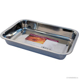 32cm Stainless Steel Baking Tray – Oven Cooker Grill Pan