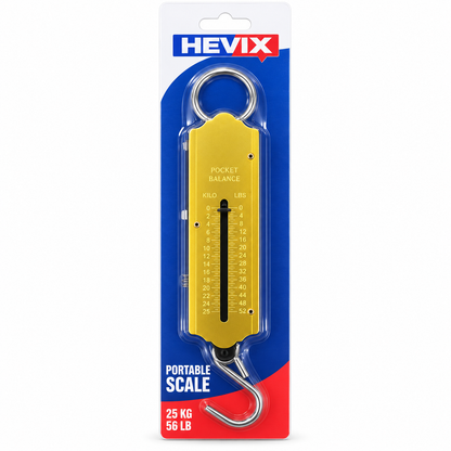 Portable Hanging Pocket Scale – 25kg/56lb Capacity