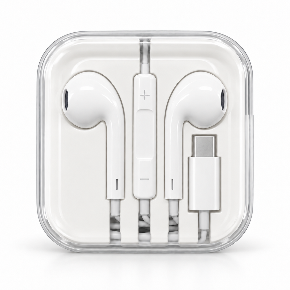 White Type-C Wired Earbuds