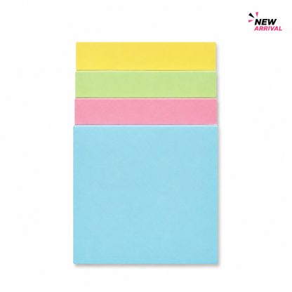 4-Pack Colourful Sticky Notes