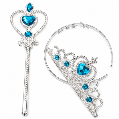Princess Tiara & Wand Accessory Set