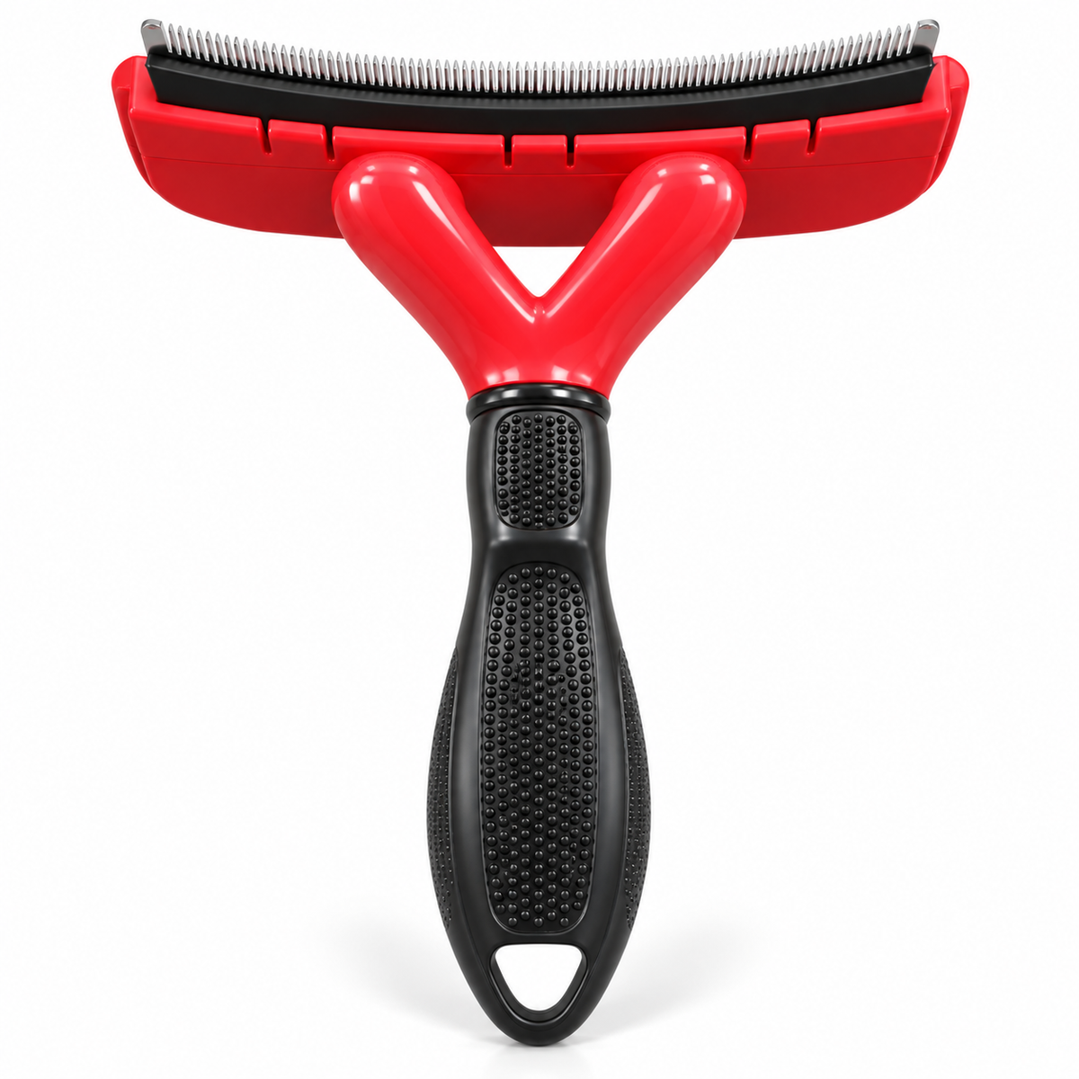 Pet Deshedding Tool  Edge, Release Button and Comfort-Grip Handle
