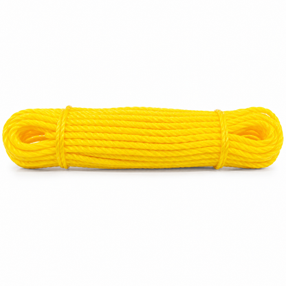 6mm x 15m Multi-Purpose Twisted PP Rope