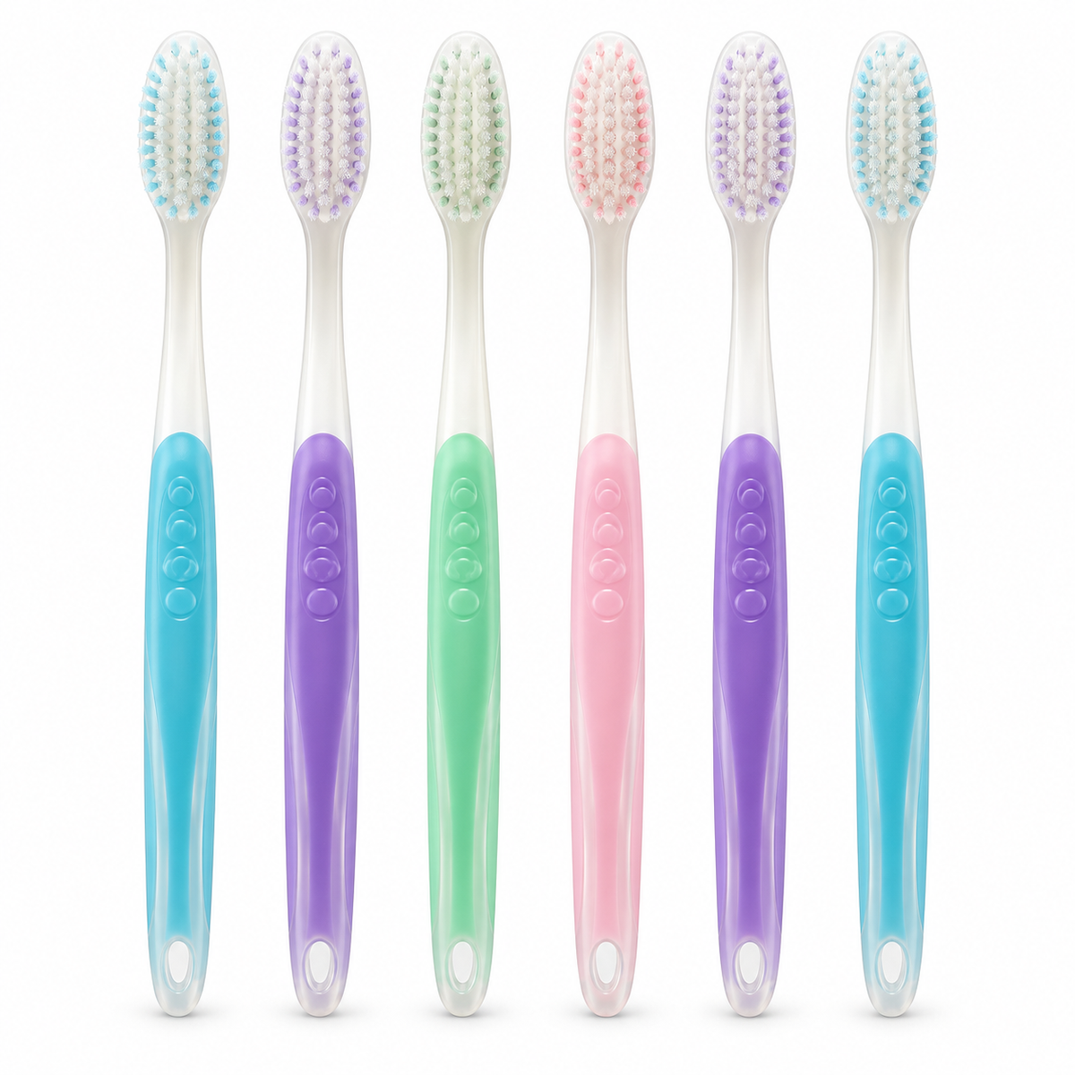Deep Cleaning Toothbrush Set – 6 Pack, Gum Care Innovation Head