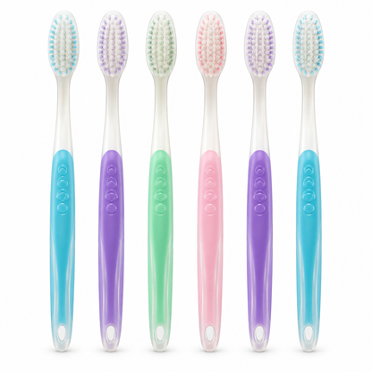Deep Cleaning Toothbrush Set – 6 Pack, Gum Care Innovation Head