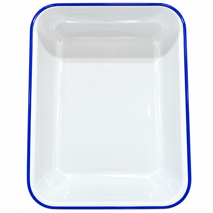Enamel Bake Pan – 31cm Roasting & Baking Tray