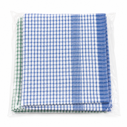 10 Pack Rice Weave Tea Towels – 50 x 70cm Assorted Colours