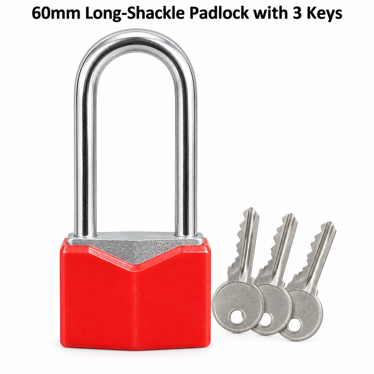 60mm Long-Shackle Security Padlock