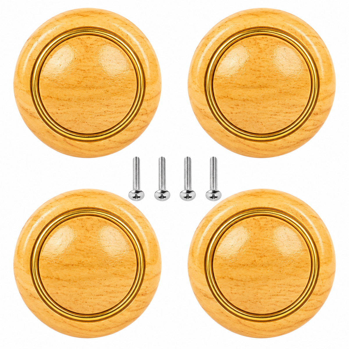 4-Piece Cabinet Knob Set