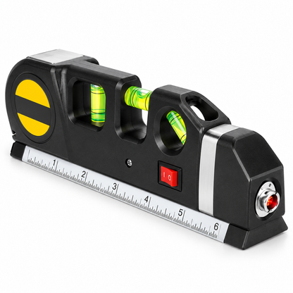 Multi-Purpose Laser Level & Measuring Tape Tool