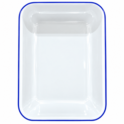Enamel Bake Pan – 28cm Roasting & Baking Tray
