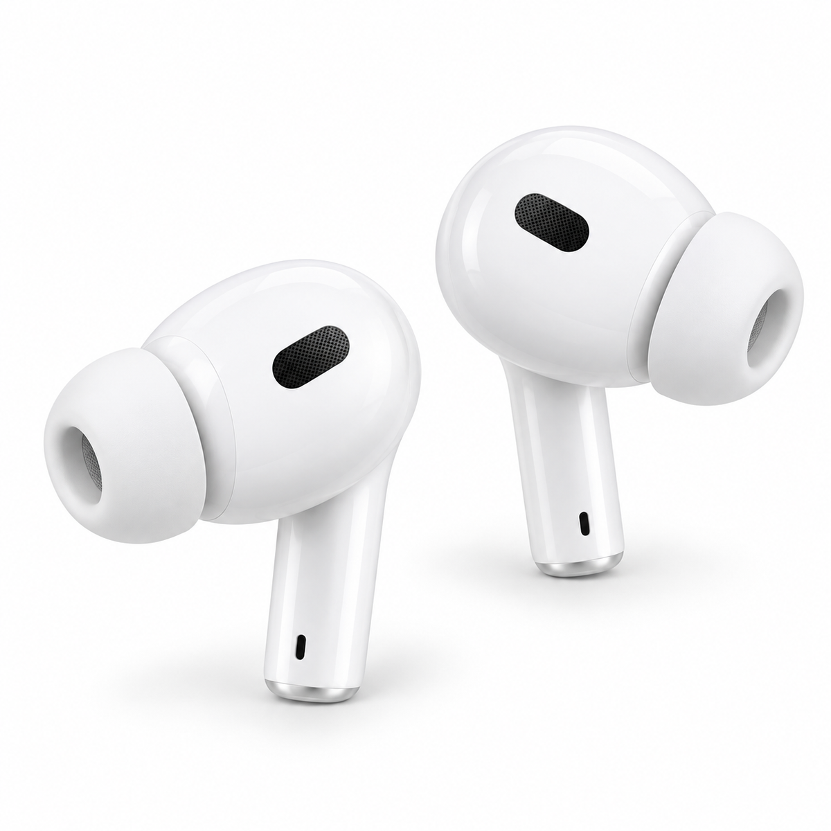 White Bluetooth Wireless Earbuds