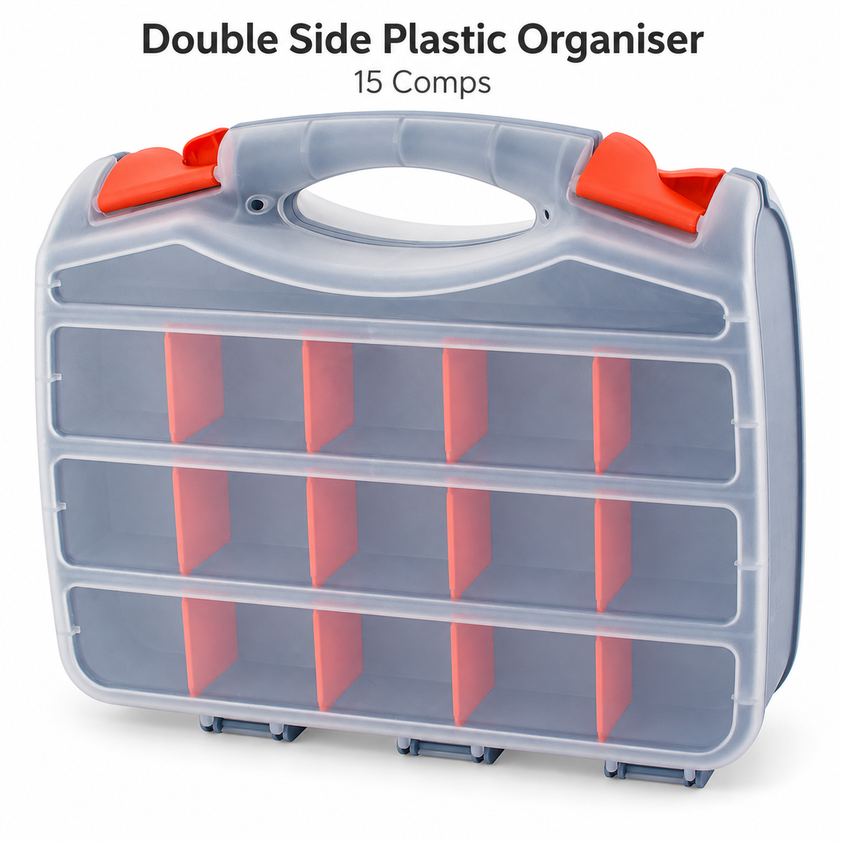 Double-Sided Plastic Organiser Box – 31cm