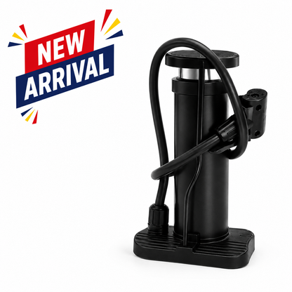 Portable Foot Pump – Manual Air Inflator with Hose for Bikes, Balls & Inflatable Accessories