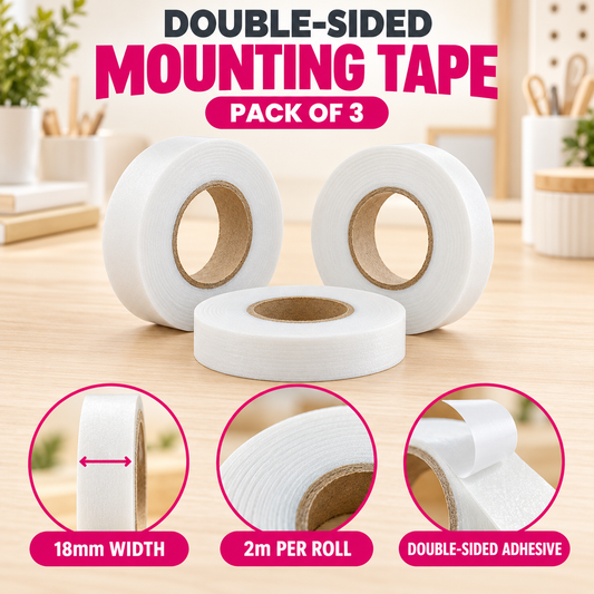 Double Sided Mounting Tape Pack of 3