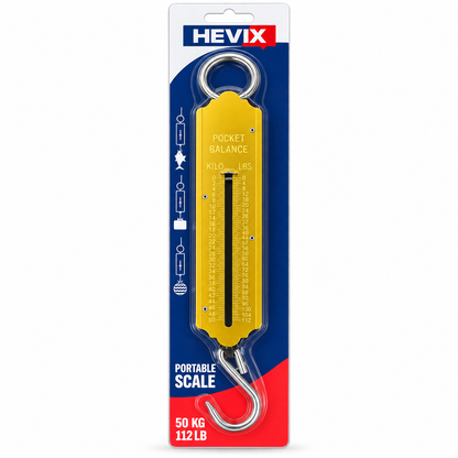 Portable Hanging Pocket Scale – 50kg/112lb Capacity