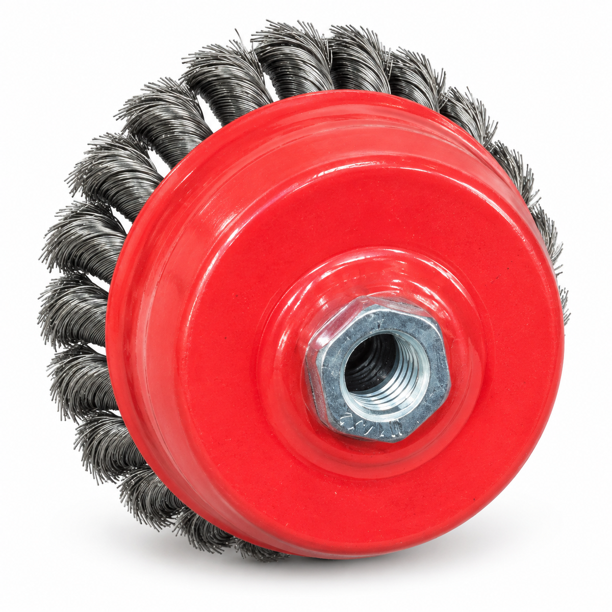 4" Twist Knot Wire Cup Brush M14x2