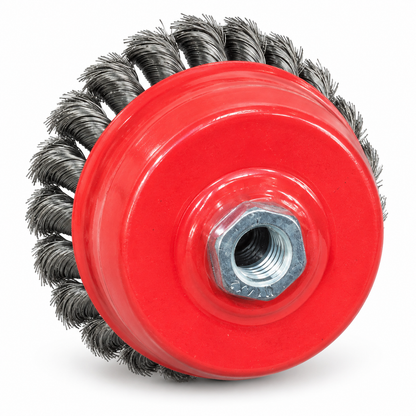 4" Twist Knot Wire Cup Brush M14x2