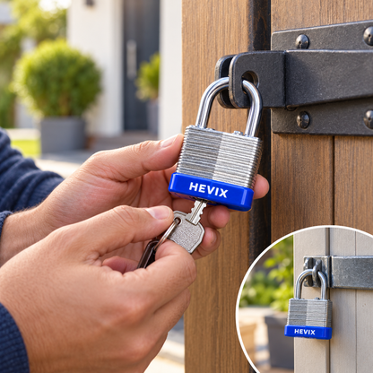 40mm Laminated Padlock with 2 Keys