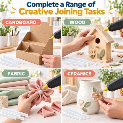 12pc Hot Glue Sticks – 11mm x 150mm Multipurpose