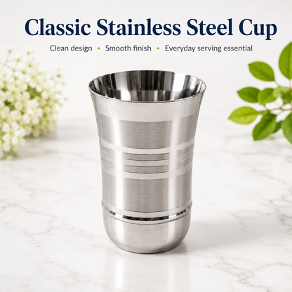 S/S Flower Glass Cup