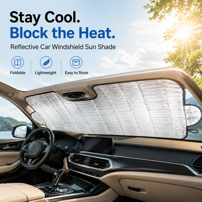 Foil Windscreen Sun Shade & Frost Protector