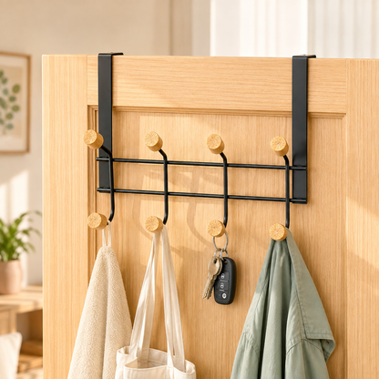 Over Door Hanger – 4 Hooks
