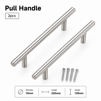 2-Piece T-Bar Pull Handles
