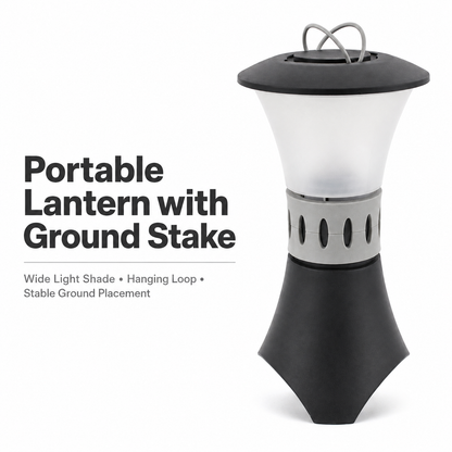 1 LED Lantern with Ground Stake