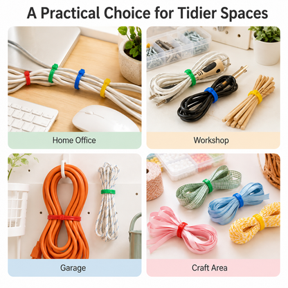 200pc Cable Ties – Assorted Colours