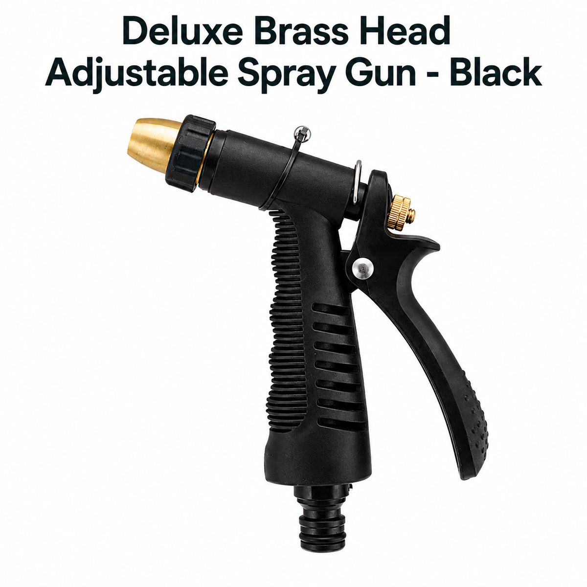 Deluxe Heavy Duty Brass Head Adjustable Spray Gun