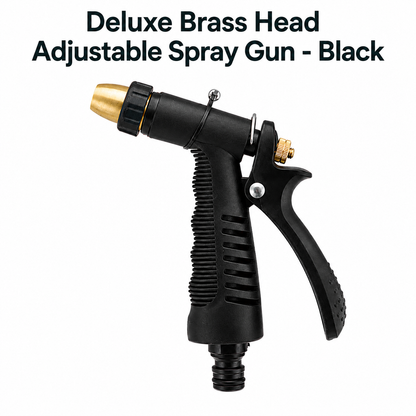 Deluxe Heavy Duty Brass Head Adjustable Spray Gun